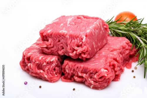 Minced meat, pork chops,