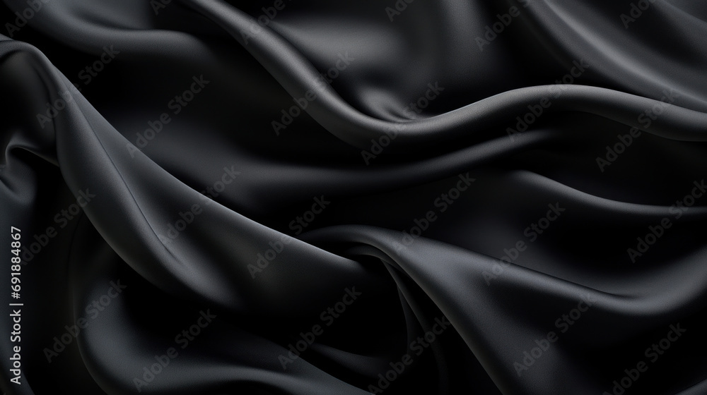 Black silk texture Black silk texture