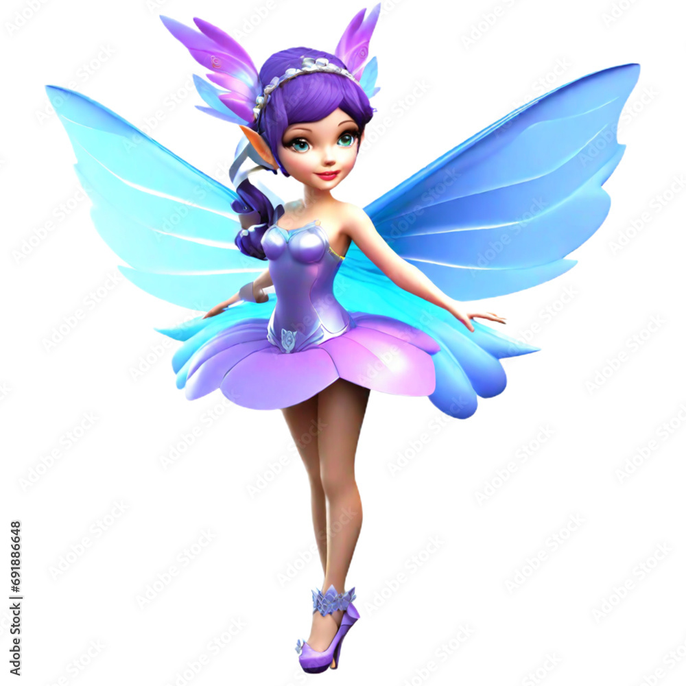 fairy with butterfly, fairy with wings