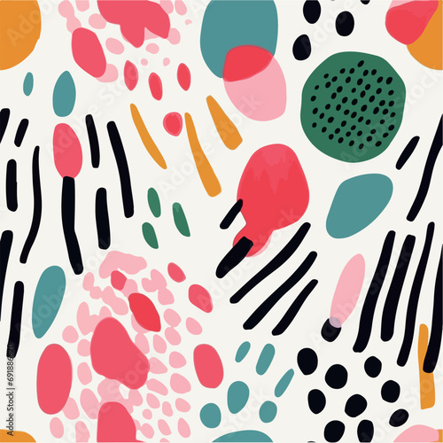 memphis pattern, Minimalist...