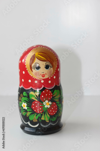 Matryoshka on a white background
