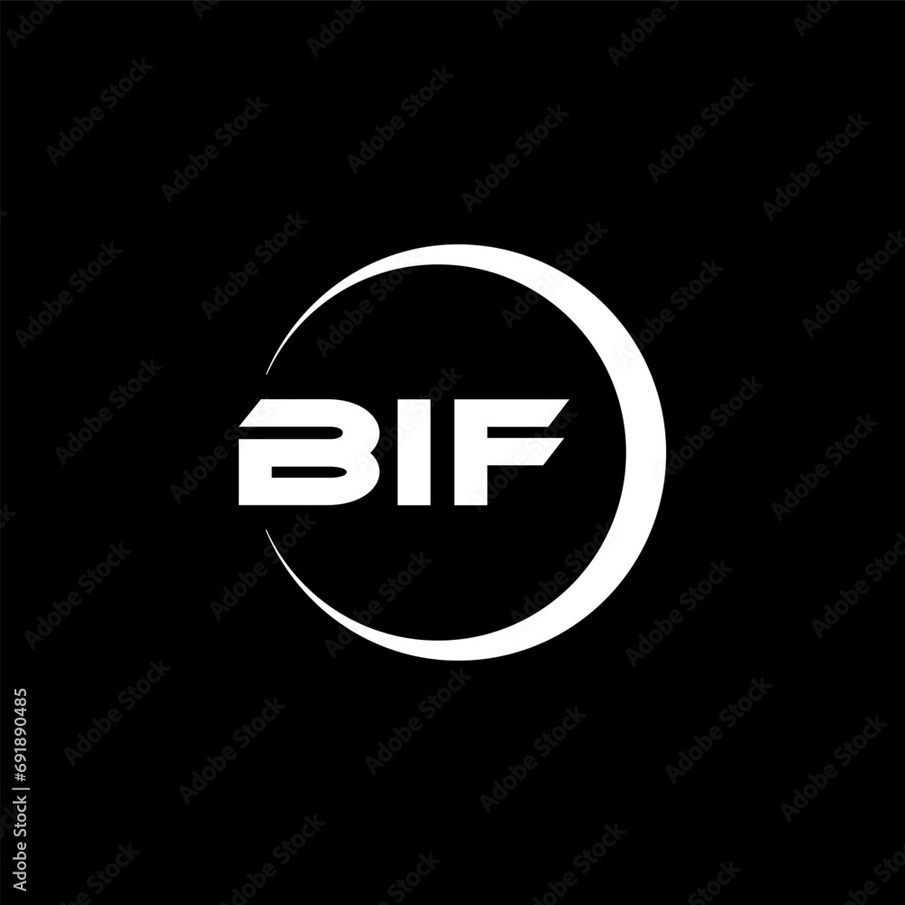 BIF letter logo design with black background in illustrator, cube logo, vector logo, modern alphabet font overlap style. calligraphy designs for logo, Poster, Invitation, etc. BIF letter logo design with black background in illustrator, cube logo, vector logo, modern alphabet font overlap style. calligraphy designs for logo, Poster, Invitation, etc.