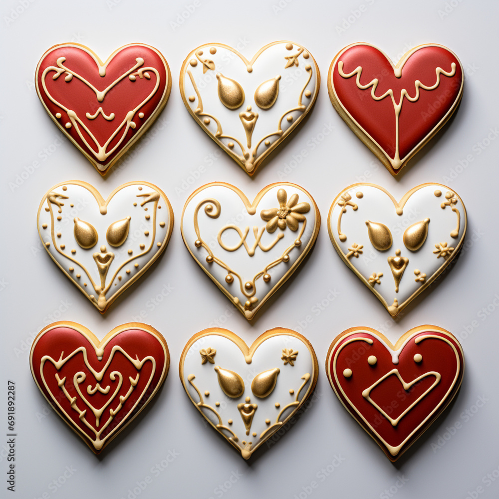 heart shaped cookies heart shaped cookies