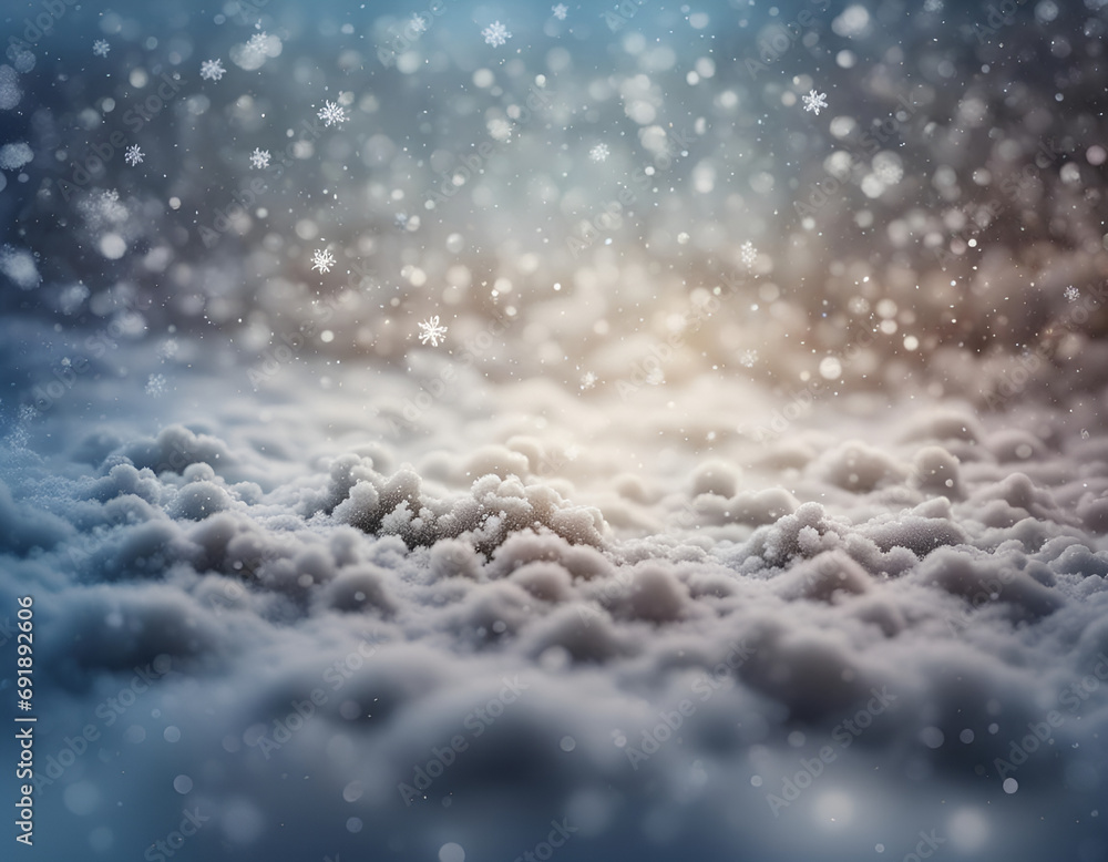 Winter holidays background. Blizzard, snowflakes, snowstorm. Christmas and New Year greeting cards, invitation for winter holiday season. Amazing digital illustration. CG Artwork Background Winter holidays background. Blizzard, snowflakes, snowstorm. Christmas and New Year greeting cards, invitation for winter holiday season. Amazing digital illustration. CG Artwork Background