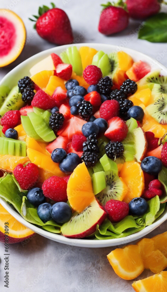 fruit salad in a bowl fruit salad in a bowl