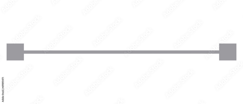 Classic Silver Text Divider Isolated on White Classic Silver Text Divider Isolated on White
