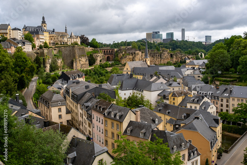 Vue sur la Ville Basse (Luxembourg)