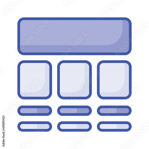 Take a look at this beautifully designed website wireframes, wireframing, layout, template icon