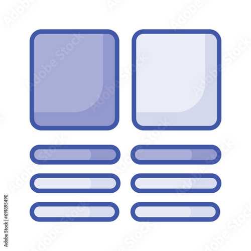 Take a look at this beautifully designed website wireframes, wireframing, layout, template icon