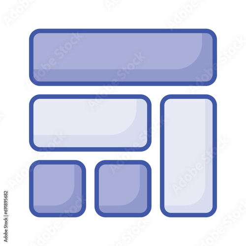 Take a look at this beautifully designed website wireframes, wireframing, layout, template icon