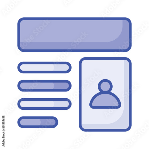 Take a look at this beautifully designed website wireframes, wireframing, layout, template icon