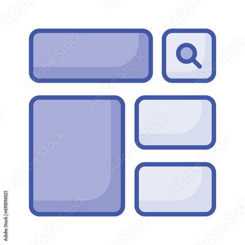 Take a look at this beautifully designed website wireframes, wireframing, layout, template icon