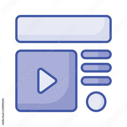Take a look at this beautifully designed website wireframes, wireframing, layout, template icon