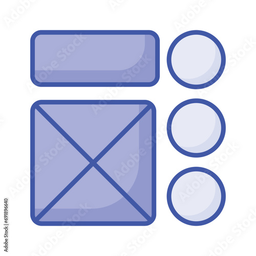 Take a look at this beautifully designed website wireframes, wireframing, layout, template icon