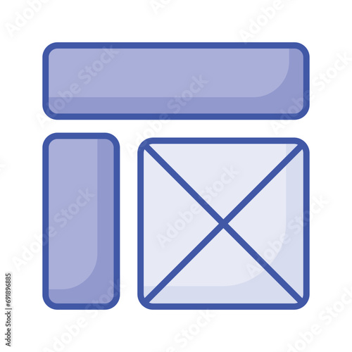 Take a look at this beautifully designed website wireframes, wireframing, layout, template icon