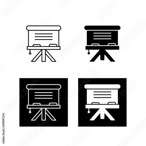 Whiteboard Vector Icon