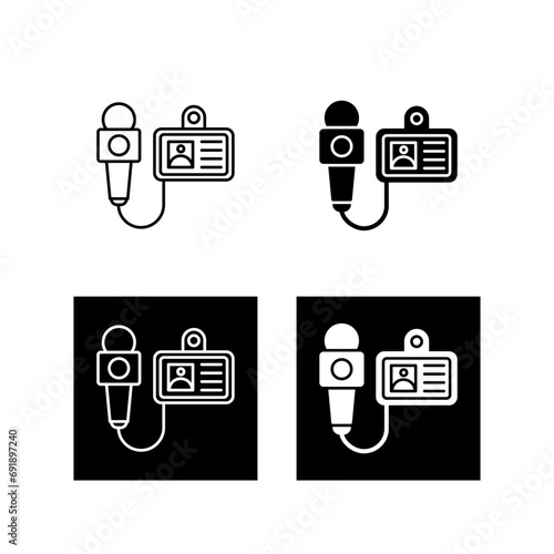 Journalist Vector Icon