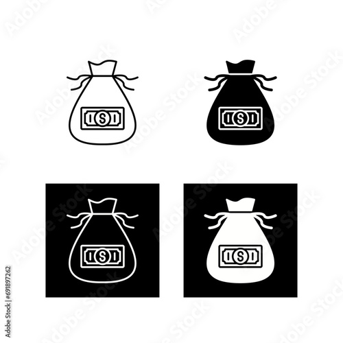 Money Bag Vector Icon