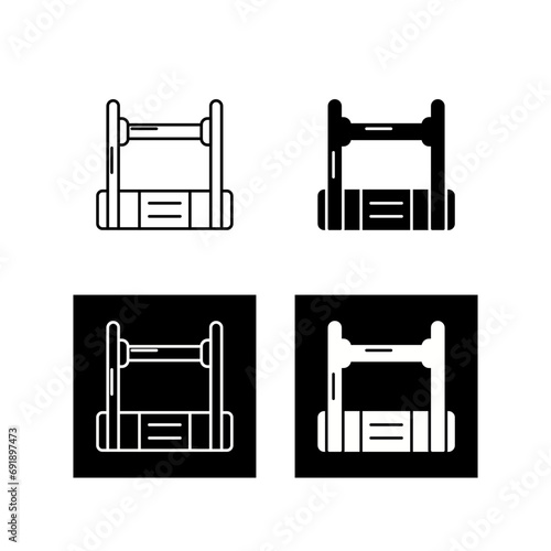 High Jump Vector Icon