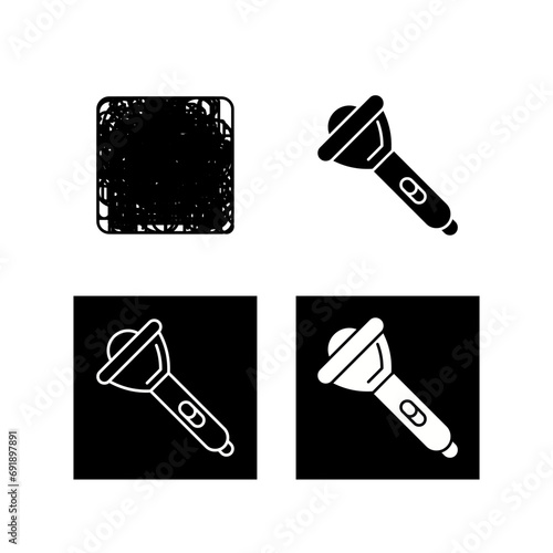 Flashlight Vector Icon