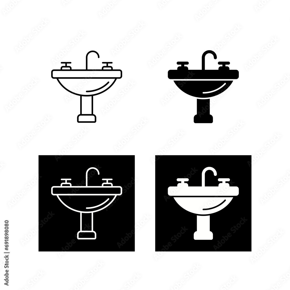 Basin Vector Icon Basin Vector Icon