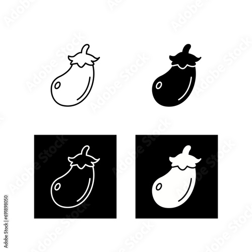 Eggplant Vector Icon