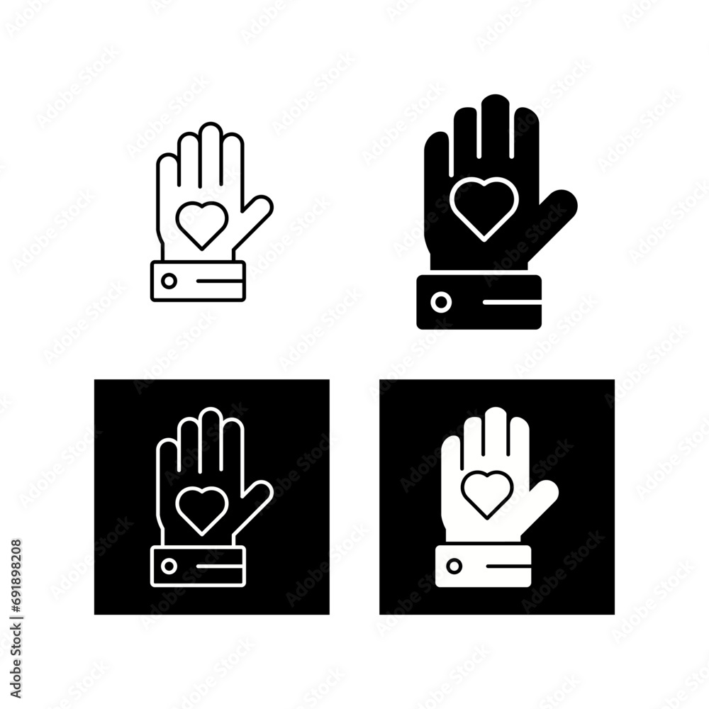 Obraz premium Voluntary Vector Icon