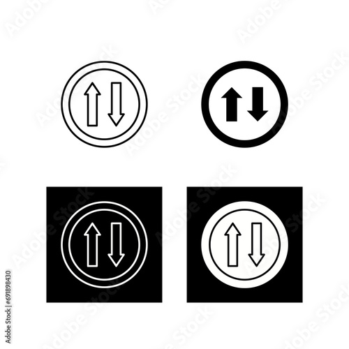 Traffic Sign Vector Icon