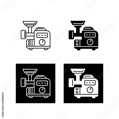 Meat Grinder Vector Icon