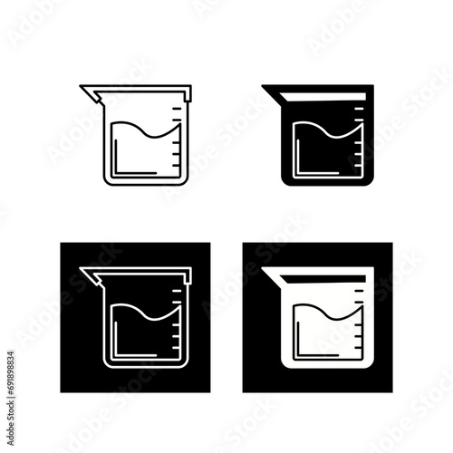 Beaker Vector Icon