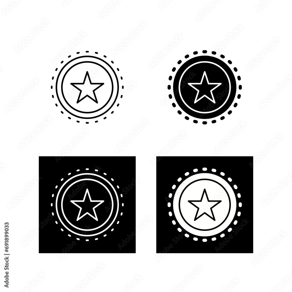 Sticker Vector Icon Sticker Vector Icon