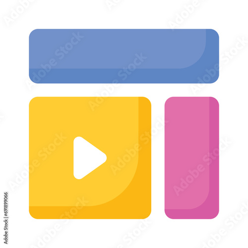 Take a look at this beautifully designed website wireframes, wireframing, layout, template icon