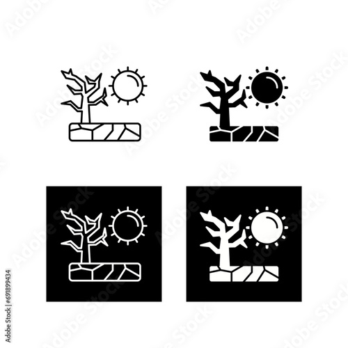 Drought Vector Icon