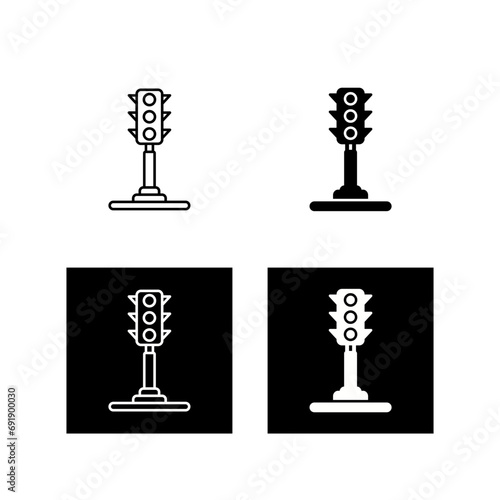 Traffic Light Vector Icon