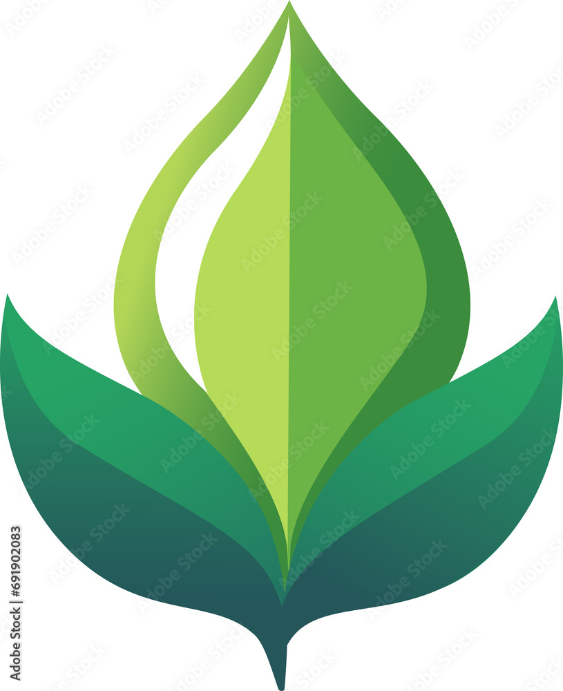 Green leaf vector art illustration Green leaf vector art illustration
