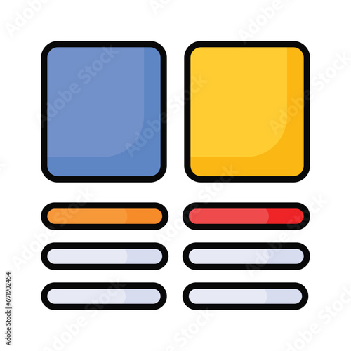 Take a look at this beautifully designed website wireframes, wireframing, layout, template icon