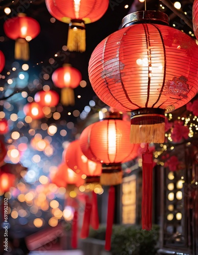 Chinese Lanterns for Chinese New Year, Cherry Blossom Festival or Moon Festival / Mid-Autumn Festival