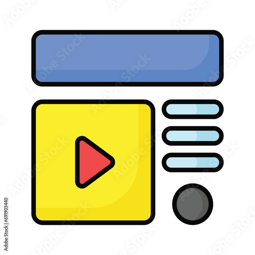 Take a look at this beautifully designed website wireframes, wireframing, layout, template icon