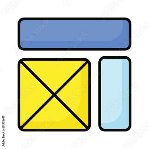 Take a look at this beautifully designed website wireframes, wireframing, layout, template icon