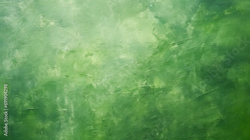 Texture on green background oil