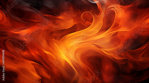 Burning fire flames abstract