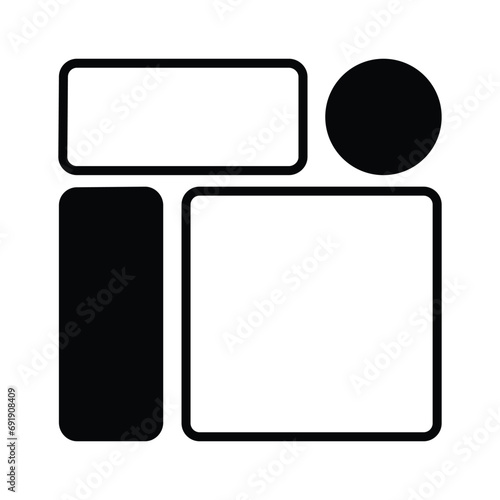 Take a look at this beautifully designed website wireframes, wireframing, layout, template icon