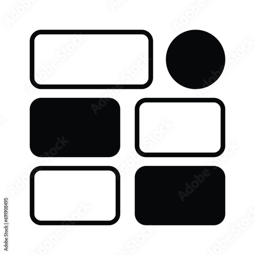 Take a look at this beautifully designed website wireframes, wireframing, layout, template icon