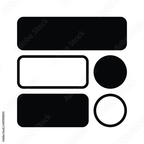 Take a look at this beautifully designed website wireframes, wireframing, layout, template icon