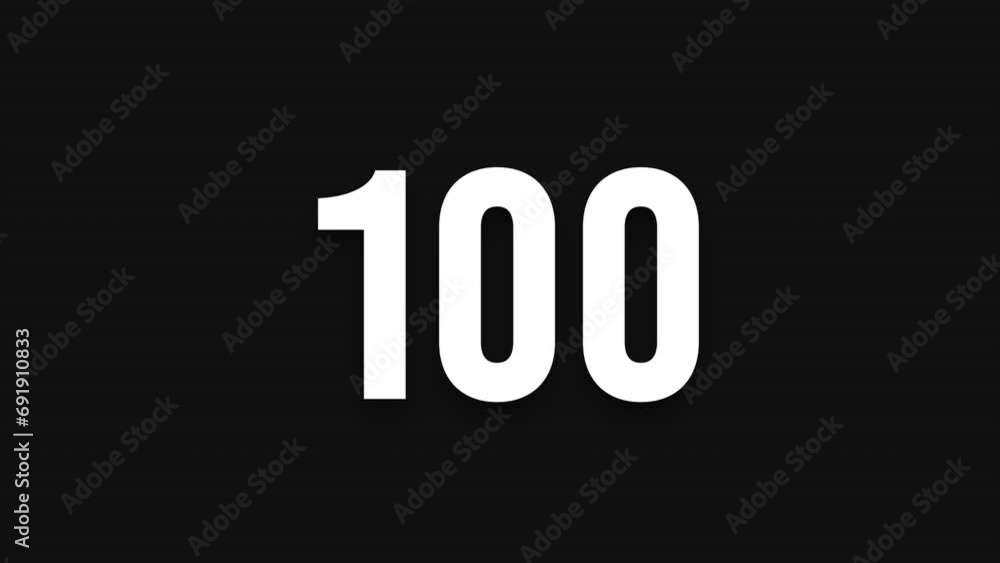 Pixel number 100, number one hundred, alpha channel Pixel number 100, number one hundred, alpha channel