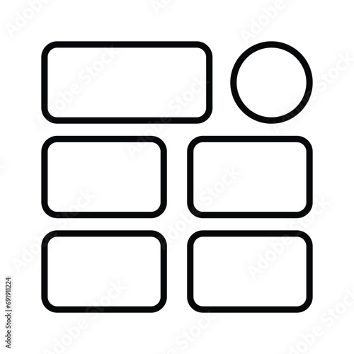 Take a look at this beautifully designed website wireframes, wireframing, layout, template icon