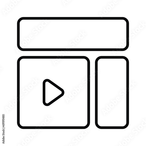 Take a look at this beautifully designed website wireframes, wireframing, layout, template icon