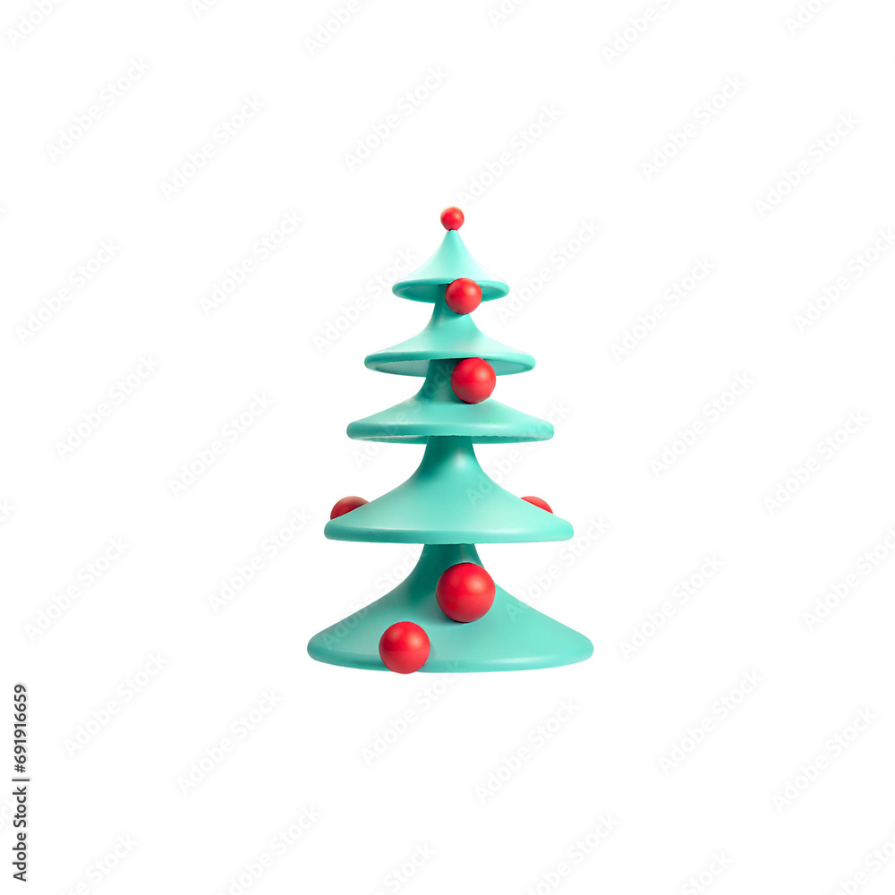 christmas tree on white christmas tree on white