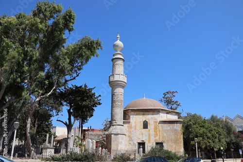 Mosque of Murad Reis in Rhodes Greece photo
