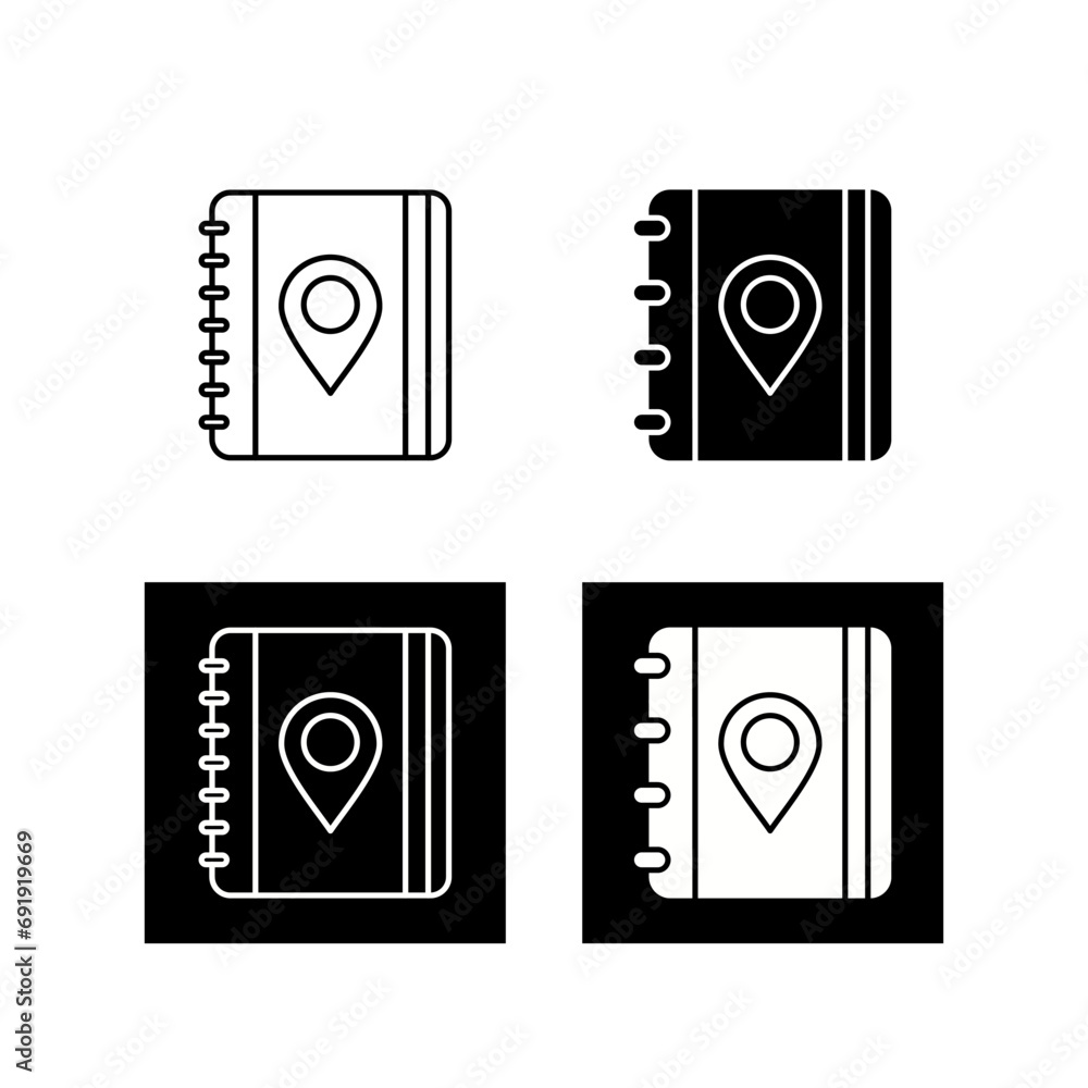 Travel Guideline Vector Icon Travel Guideline Vector Icon